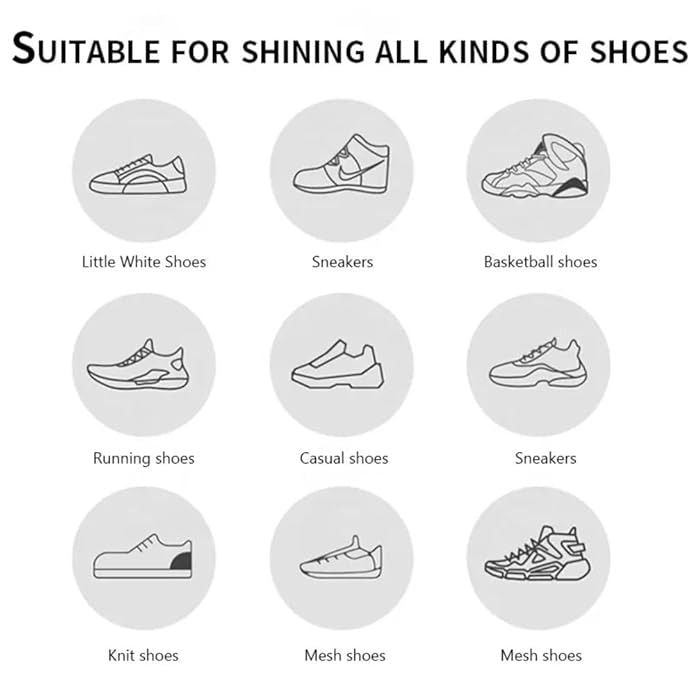 FAIVER Shoe Wipes - 2 Packs of 80 + Micro fibre cloth