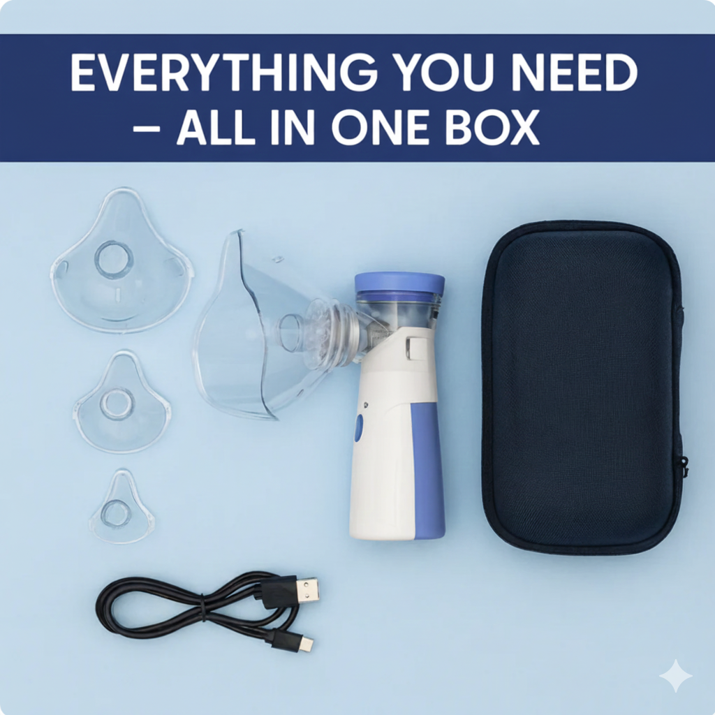 Faiver Nebulizer - Silent and Portable | Carry Anywhere
